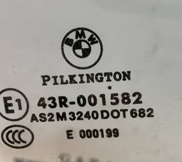 Скло дверей заднє ліве Bmw 3 e90 седан 43r-001582, 21805509