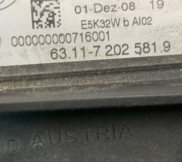 Фара ліва передня bmw 3 e90 e91 галоген 7202581.9